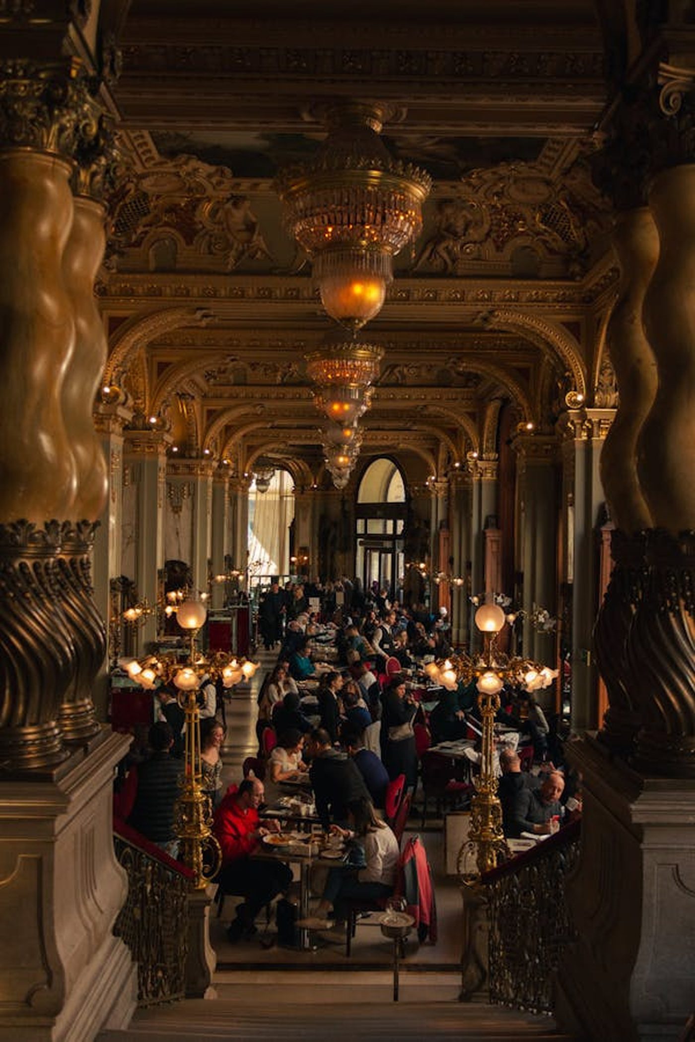 Grand cafe interior Budapest